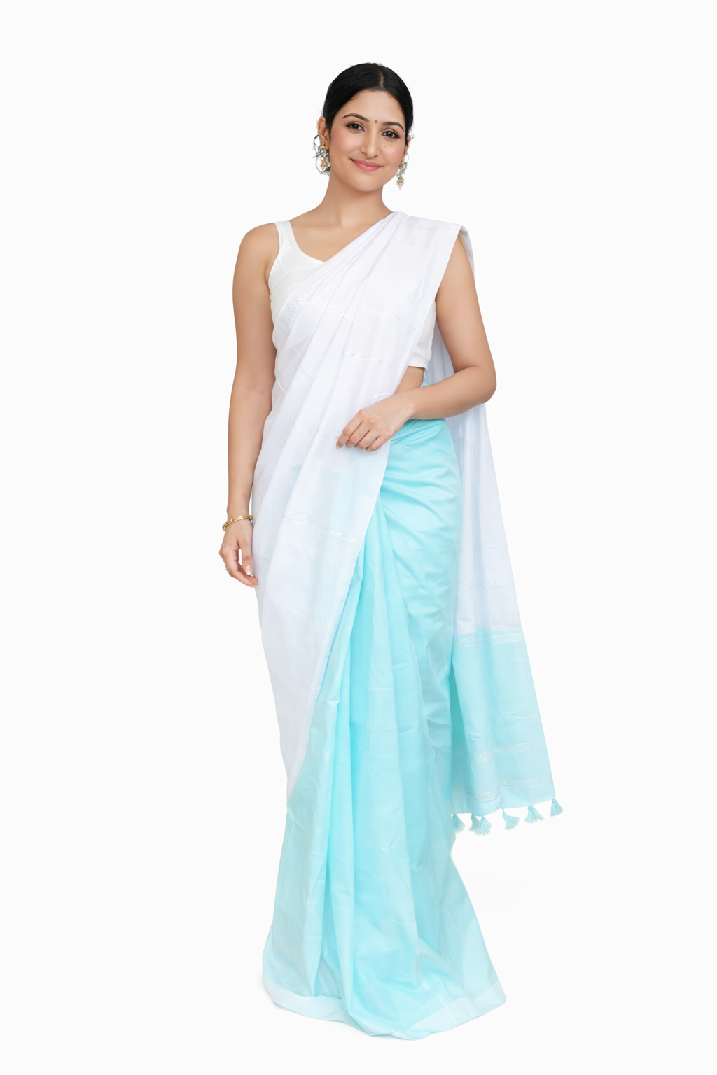 Ocean Mist Saree