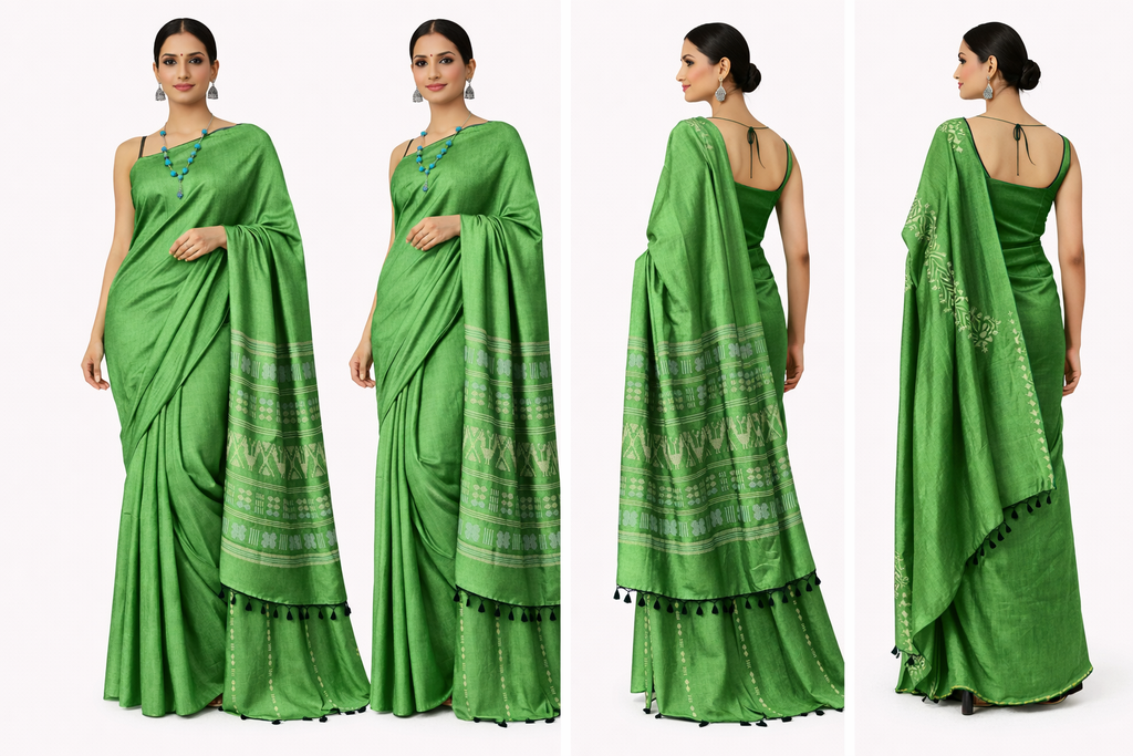 Lankae’ Emerald Loom Saree